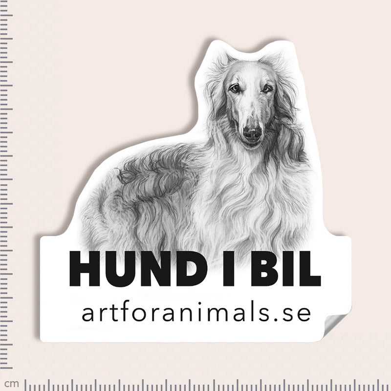 Bildekal - Borzoi