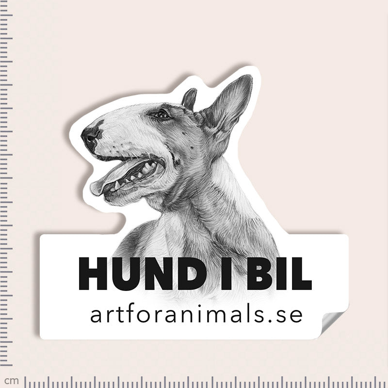 Bildekal - Bullterrier