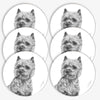 Glasunderlägg - Cairnterrier