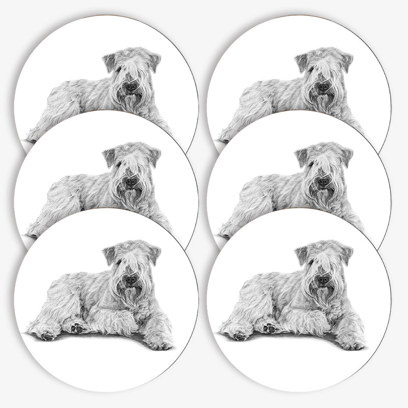 Glasunderlägg - Irish Soft Coated Wheaten Terrier