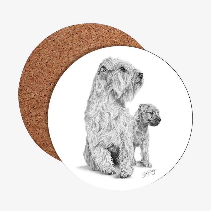 Glasunderlägg - Irish Soft Coated Wheaten Terrier