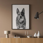 Poster - Queensland Heeler / Australian Cattledog
