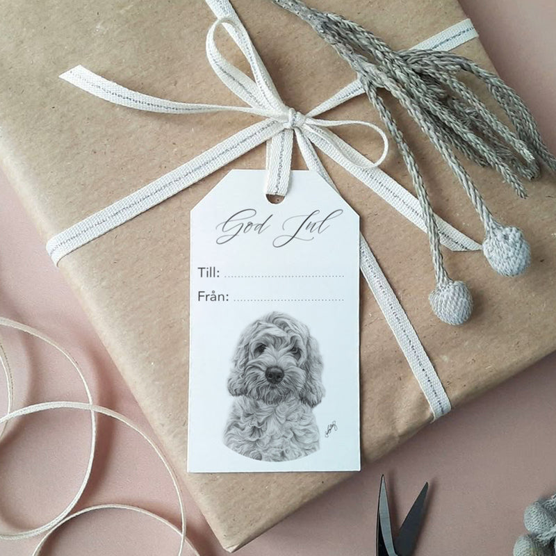 Juletikett - Cockerpoo