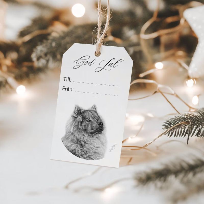 Juletikett - Eurasier