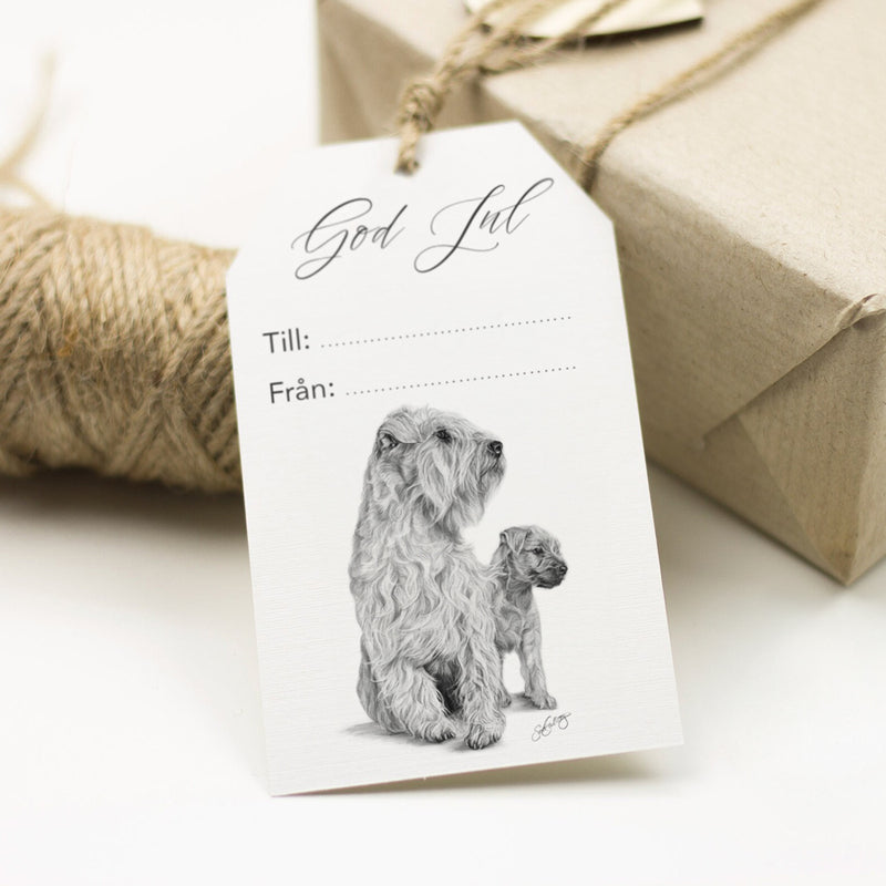 Juletikett - Irish Soft Coated Wheaten Terrier