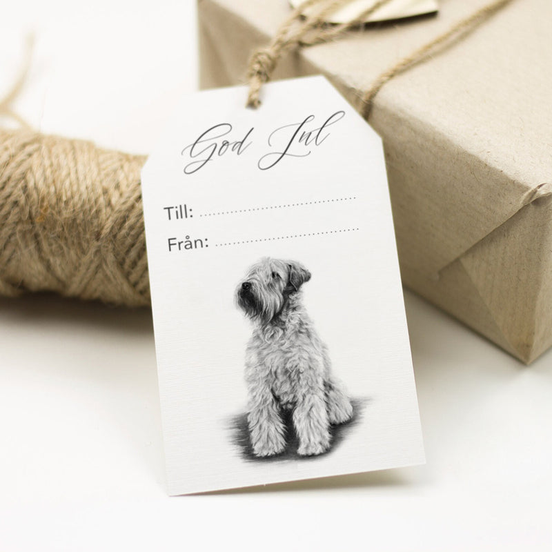 Juletikett - Irish Soft Coated Wheaten Terrier