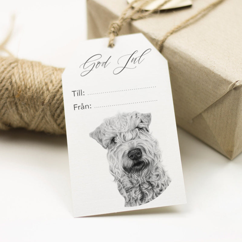 Juletikett - Irish Soft Coated Wheaten Terrier