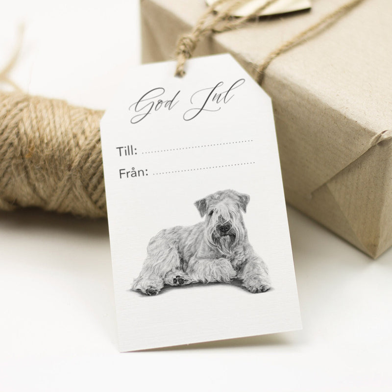 Juletikett - Irish Soft Coated Wheaten Terrier