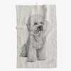 Linnehandduk - Bichon Frisé