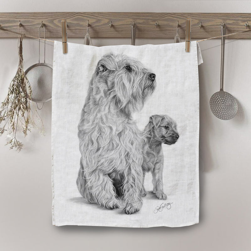 Linnehandduk - Irish Soft Coated Wheaten Terrier