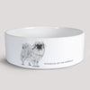 Keramikskål / Hundskål - Tibetansk Spaniel