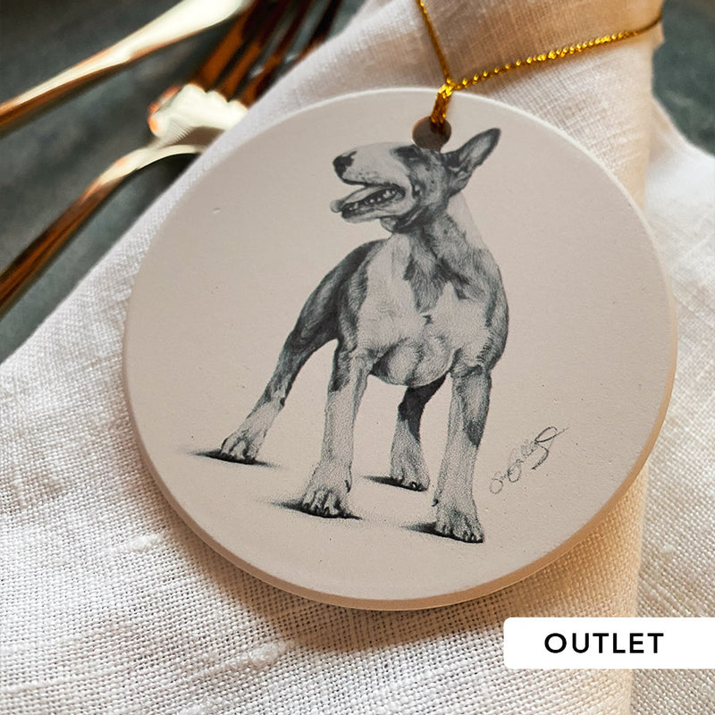 OUTLET - Dekoration Keramik - Bullterrier