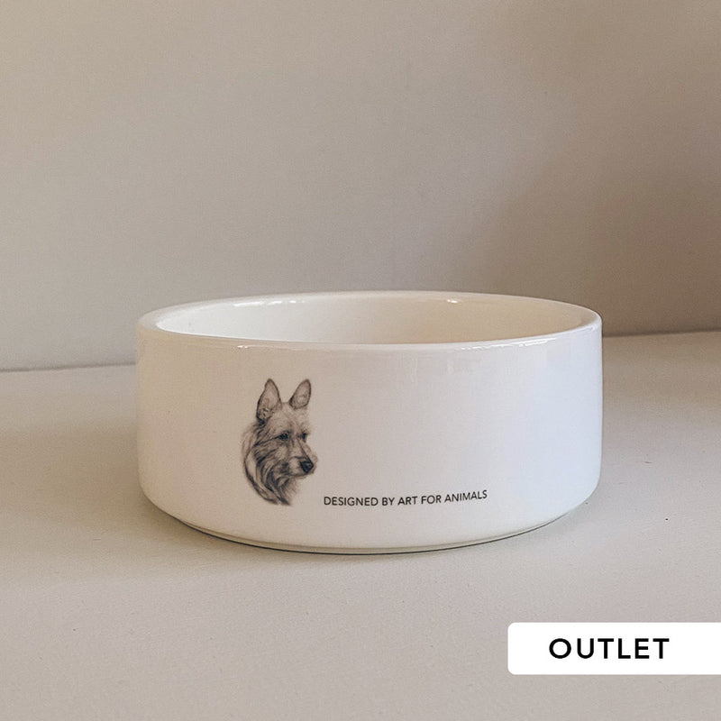 OUTLET - Keramikskål - Australisk Terrier