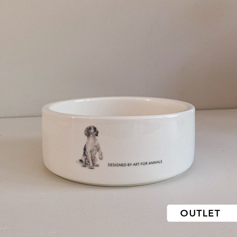 OUTLET - Keramikskål - Beagle