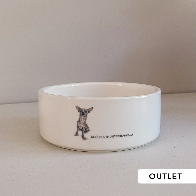 OUTLET - Keramikskål - Chihuahua