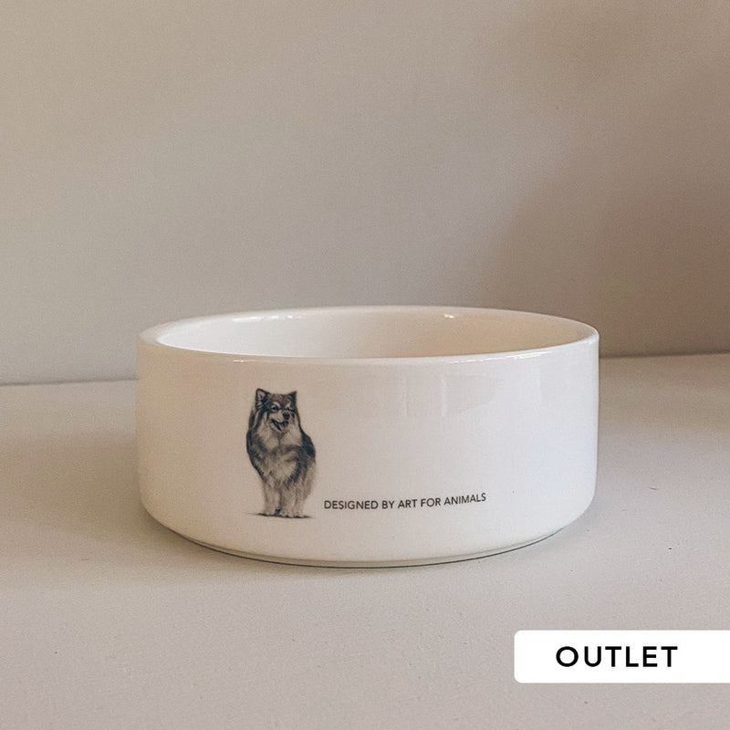 OUTLET - Keramikskål - Finsk Lapphund