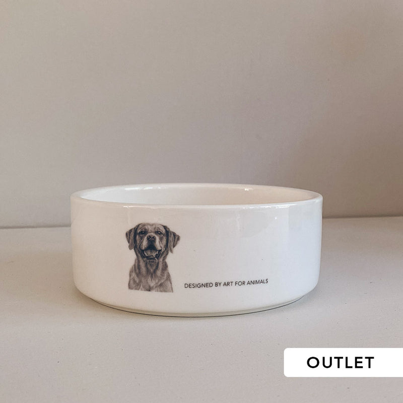 OUTLET - Keramikskål - Labrador Retriever