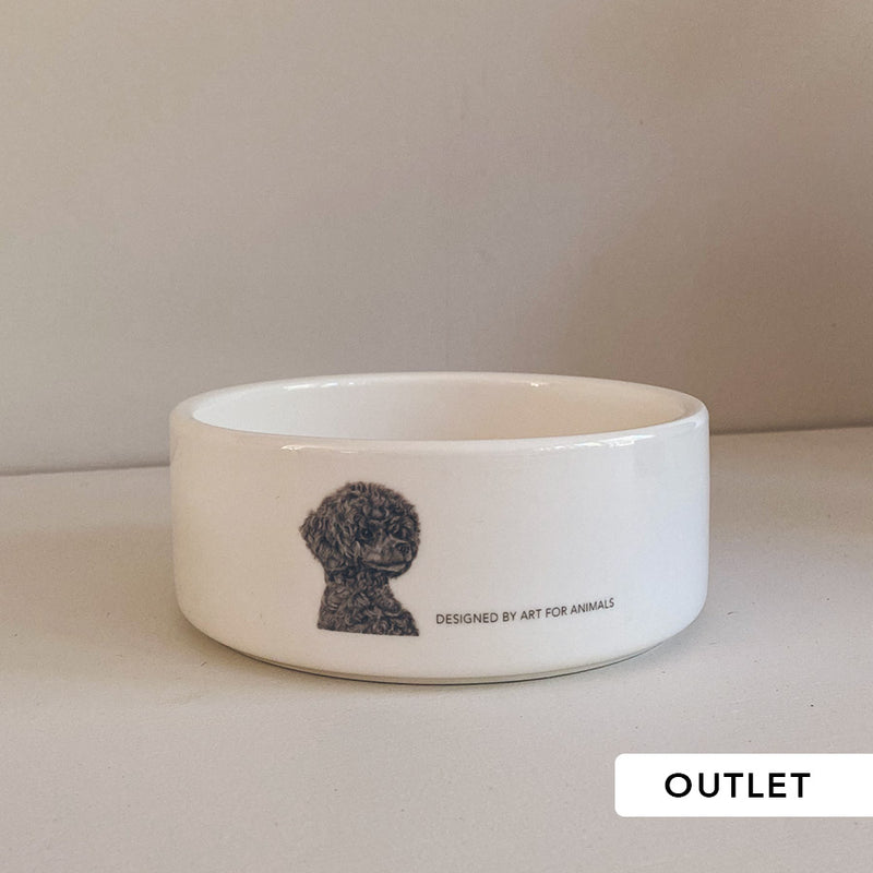 OUTLET - Keramikskål - Pudel