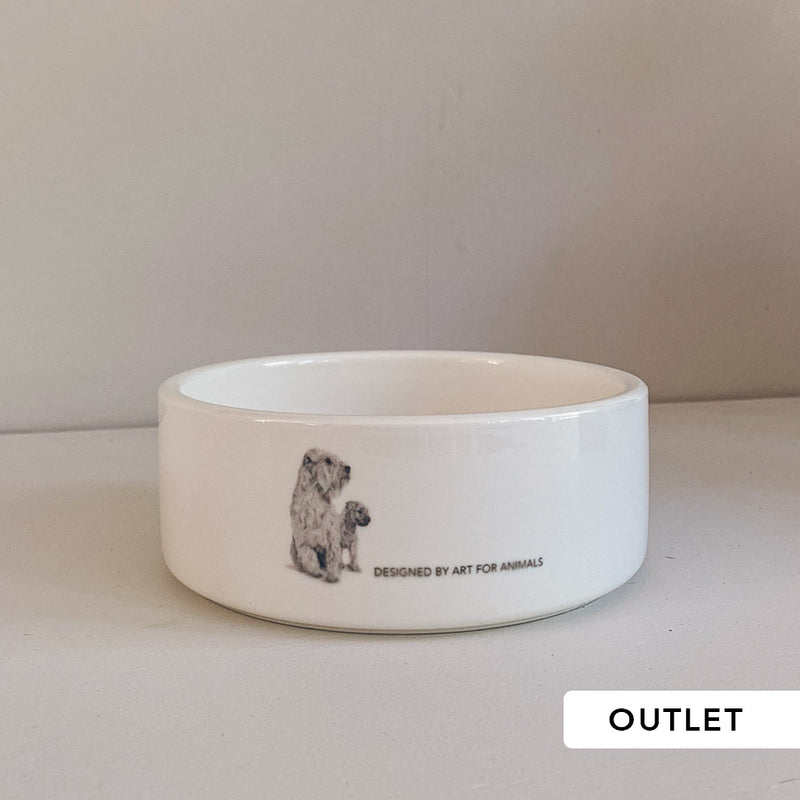 OUTLET - Keramikskål - Irish Soft Coated Wheaten Terrier