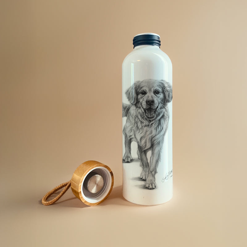 Vattenflaska - Golden Retriever