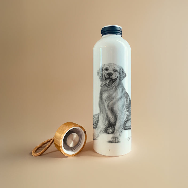 Vattenflaska - Golden Retriever