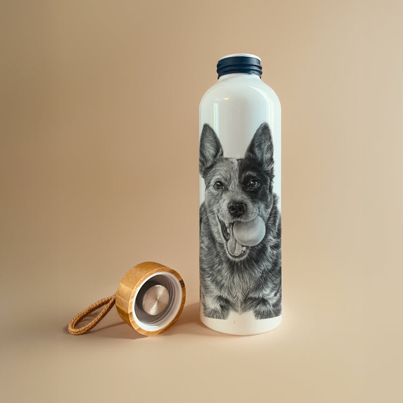 Vattenflaska - Australian Cattledog / Queensland Heeler