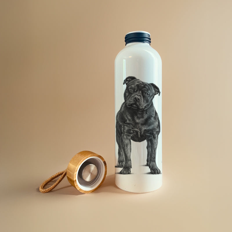 Vattenflaska - Staffordshire Bullterrier