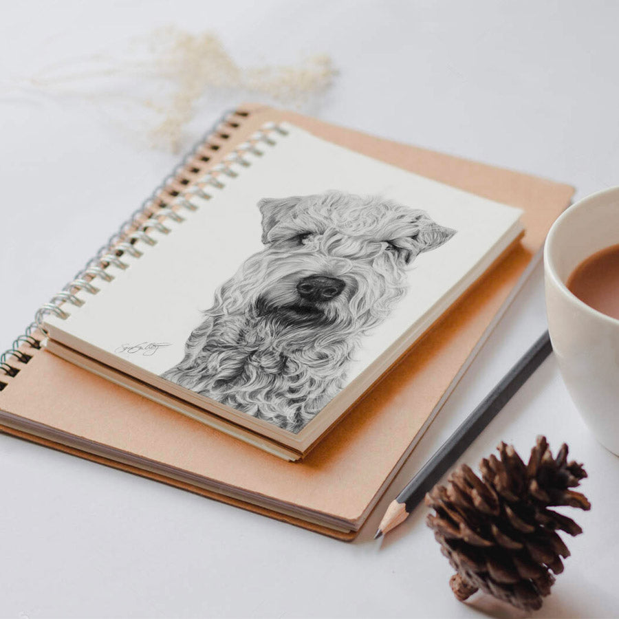 Anteckningsblock - Soft Coated Wheaten Terrier