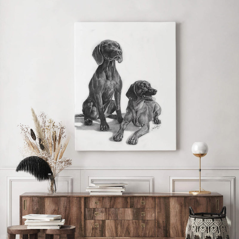 Poster - Korthårig Vorsteh & Bayersk viltspårhund